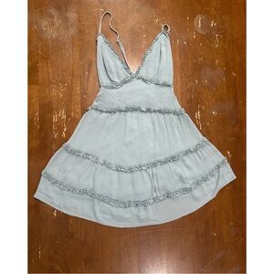 ILLA ILLA Light Blue Mini Dress